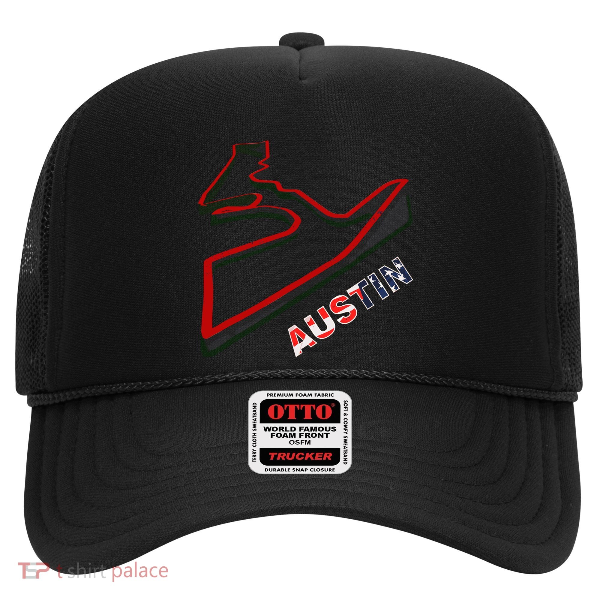 Austin Formula Racing Track Circuit Map For Fans Hat