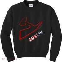 Austin Formula Racing Track Circuit Map For Fans Kids Sweatshirt thumb 0