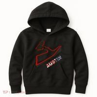 Austin Formula Racing Track Circuit Map For Fans Kids Hoodie thumb 0