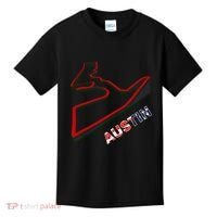 Austin Formula Racing Track Circuit Map For Fans Kids T-Shirt thumb 0