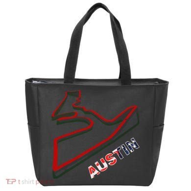 Austin Formula Racing Track Circuit Map For Fans Tote Bag