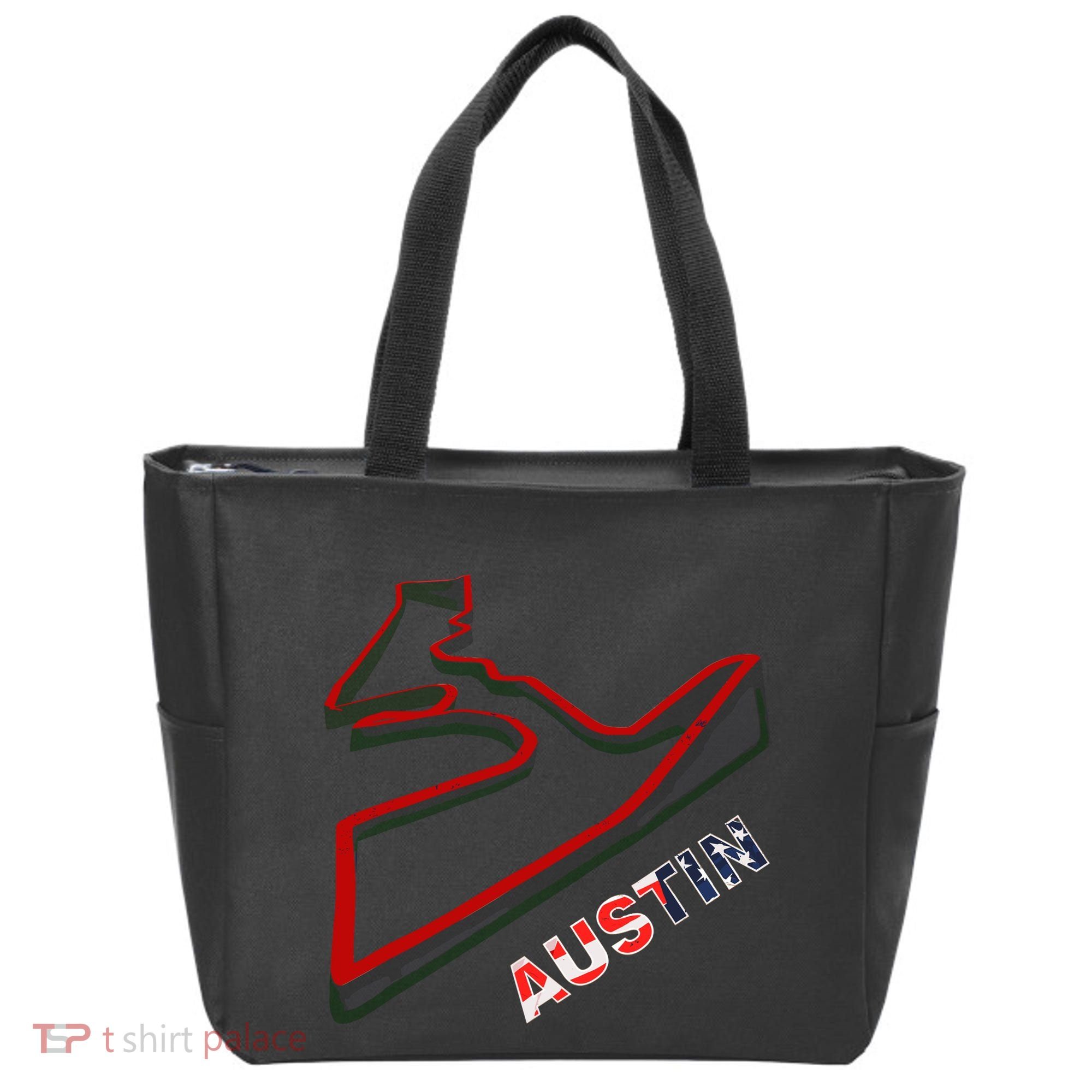 Austin Formula Racing Track Circuit Map For Fans Tote Bag