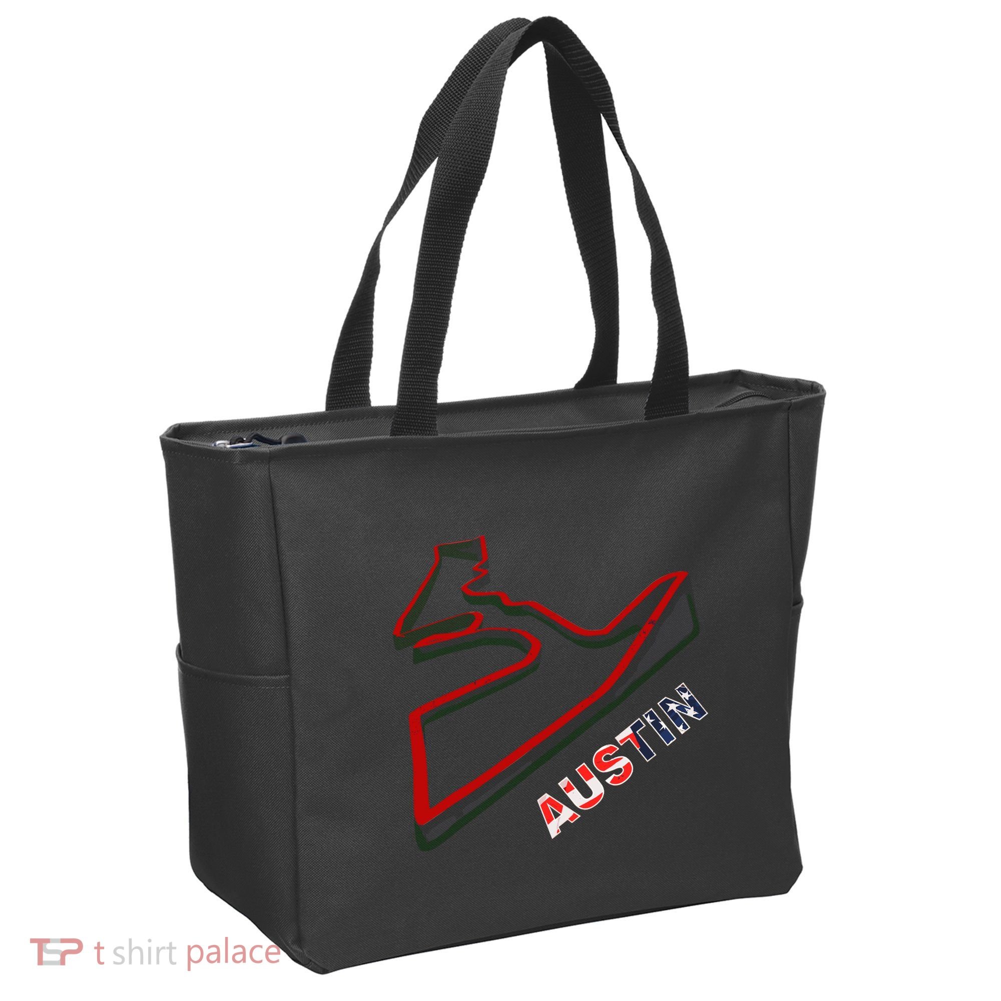 Austin Formula Racing Track Circuit Map For Fans Tote Bag