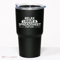 Accountant Funny Relax Spreadsheet Accounting Gift Tumbler thumb 0