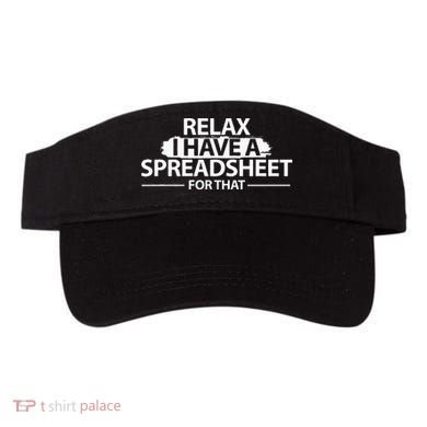 Accountant Funny Relax Spreadsheet Accounting Gift Visor