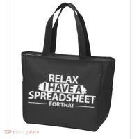 Accountant Funny Relax Spreadsheet Accounting Gift Tote Bag thumb 3