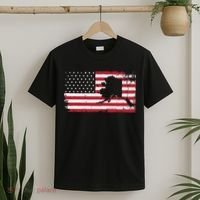 American Flag Retro Alaska 4th Of July Vintage Gift Usa T-Shirt thumb 2