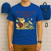 Autism Funny Rizz Em With The Tism Meme Autistic Frog Funny Gift T-Shirt thumb 6