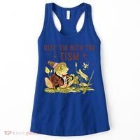 Autism Funny Rizz Em With The Tism Meme Autistic Frog Funny Gift Women's Tank Top thumb 0