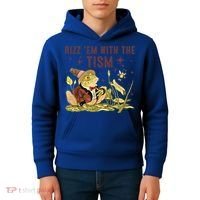 Autism Funny Rizz Em With The Tism Meme Autistic Frog Funny Gift Kids Hoodie thumb 4