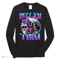 Autism Funny Rizz Em With The Tism Meme Autistic Opossum Long Sleeve Shirt thumb 0