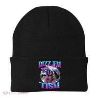 Autism Funny Rizz Em With The Tism Meme Autistic Opossum Beanie thumb 0