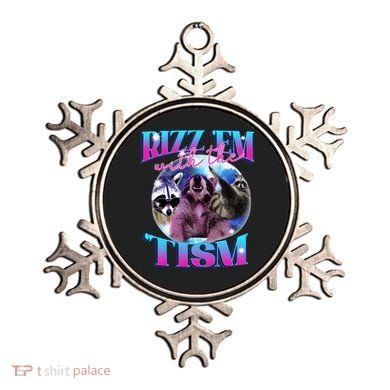 Autism Funny Rizz Em With The Tism Meme Autistic Opossum Ornament