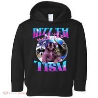 Autism Funny Rizz Em With The Tism Meme Autistic Opossum Toddler Hoodie thumb 0