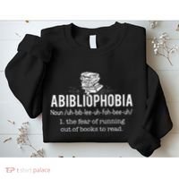 Abibliophobia Funny Reading Bookworm Reader Gift Sweatshirt thumb 2