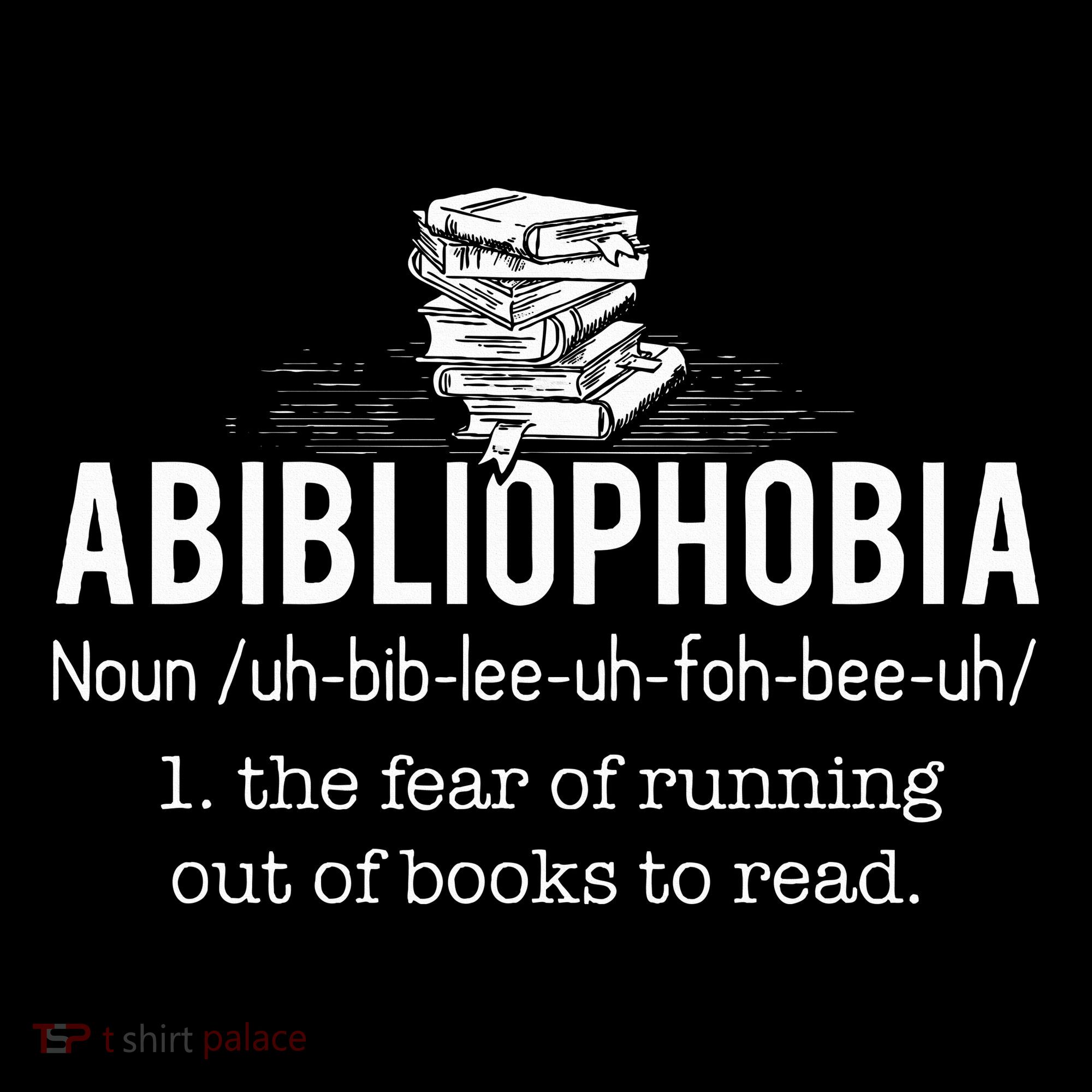 Abibliophobia Funny Reading Bookworm Reader Gift Women's Hoodie
