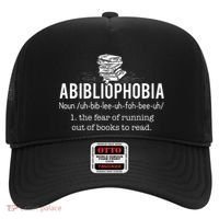 Abibliophobia Funny Reading Bookworm Reader Gift Hat thumb 0