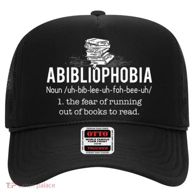 Abibliophobia Funny Reading Bookworm Reader Gift Hat