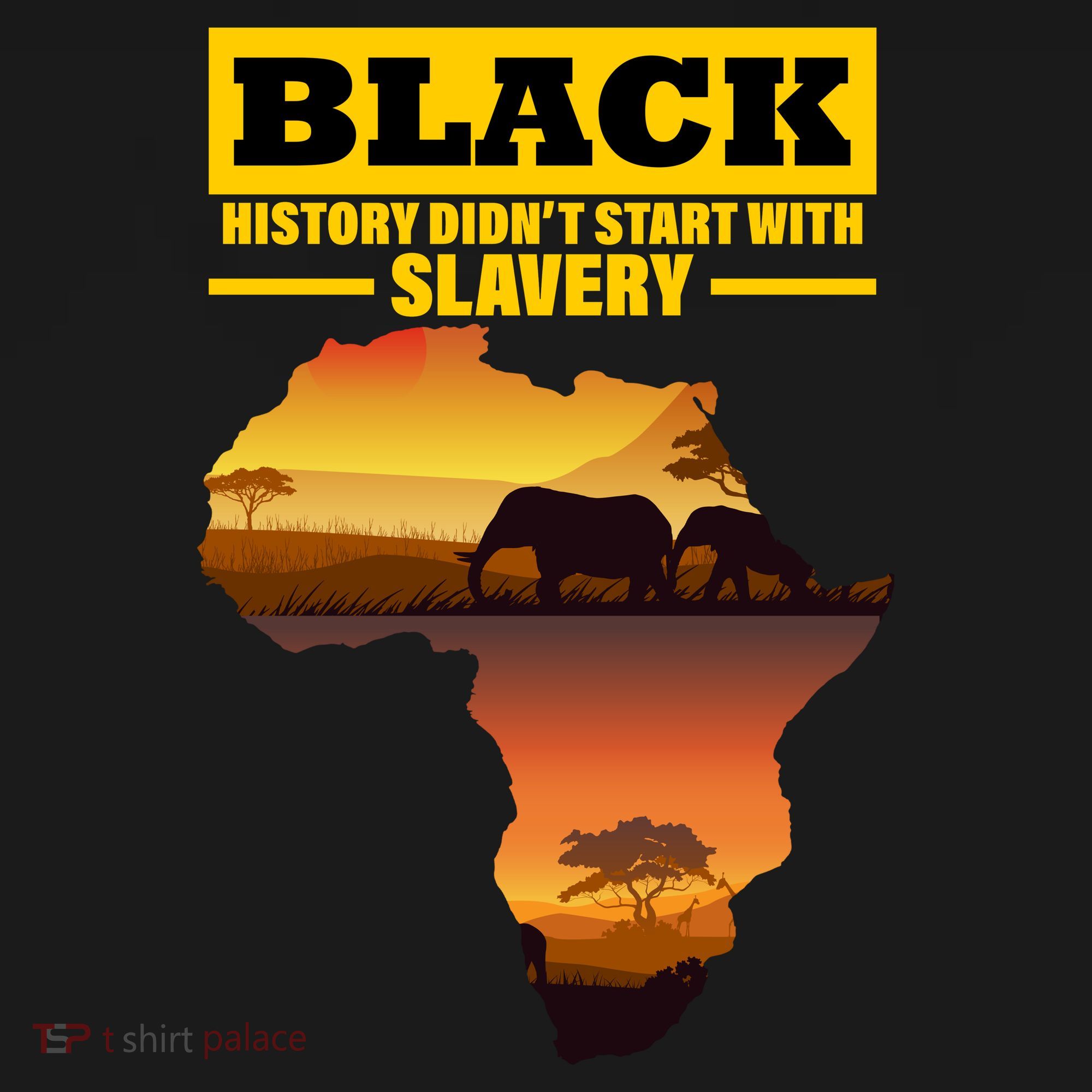 Africa Pride Black History Didn't Start With Slavery Doggie Tank