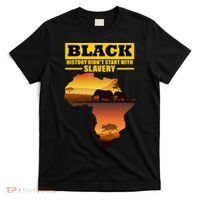 Africa Pride Black History Didn't Start With Slavery T-Shirt thumb 0