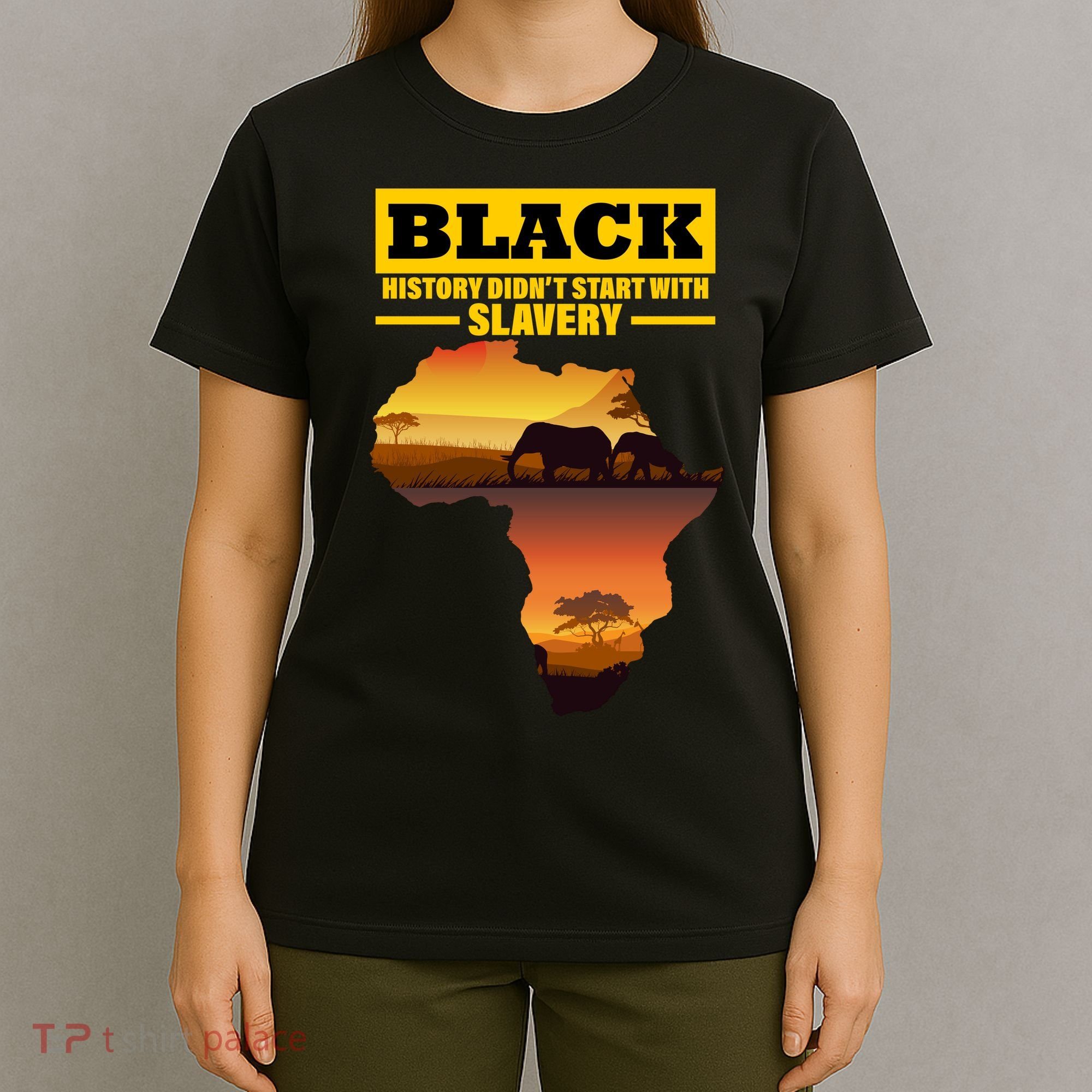 Africa Pride Black History Didn't Start With Slavery T-Shirt