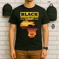 Africa Pride Black History Didn't Start With Slavery T-Shirt thumb 6