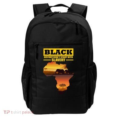 Africa Pride Black History Didn't Start With Slavery Backpack