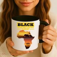Africa Pride Black History Didn't Start With Slavery Coffee Mug thumb 3