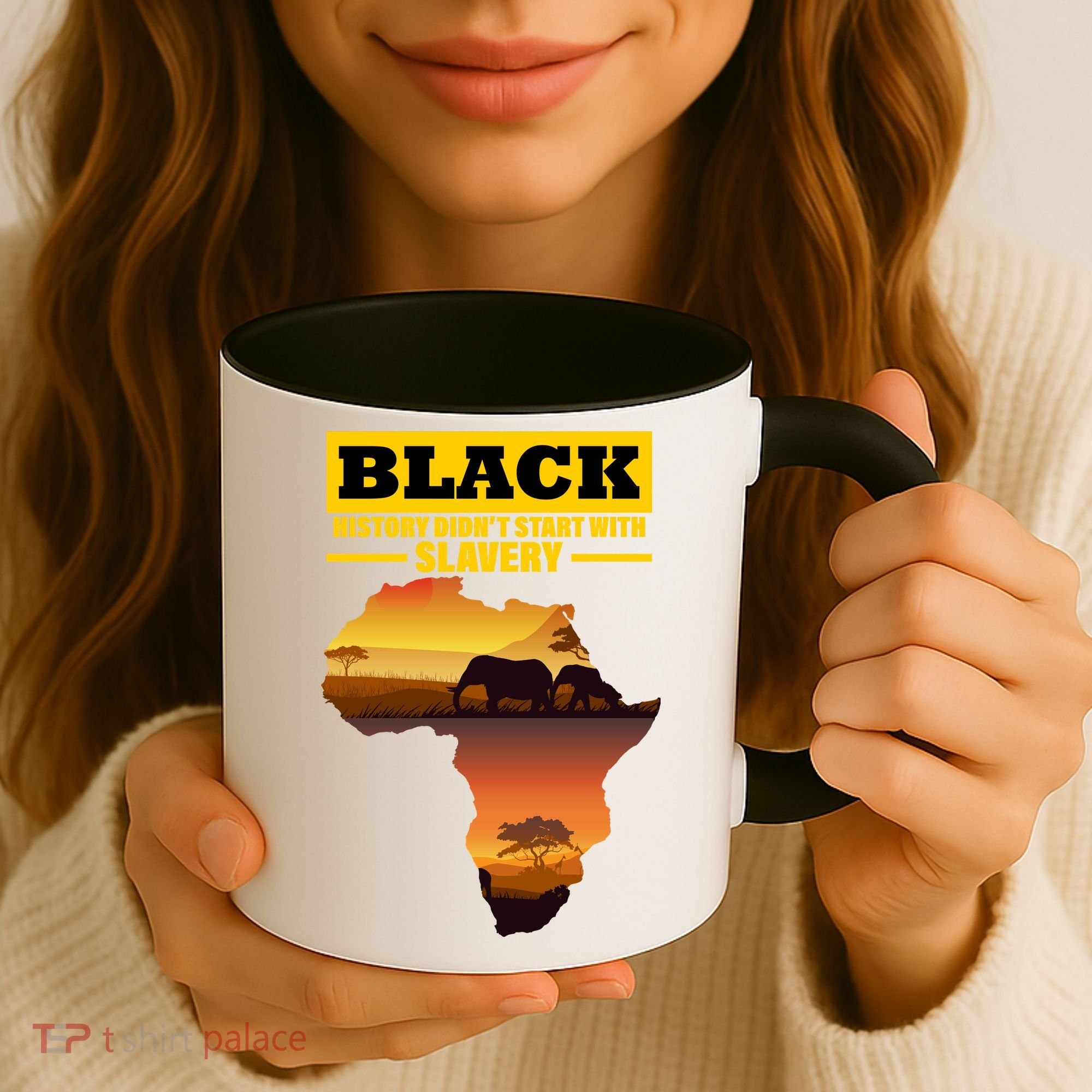 Africa Pride Black History Didn't Start With Slavery Coffee Mug