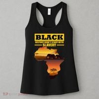 Africa Pride Black History Didn't Start With Slavery Women's Tank Top thumb 3