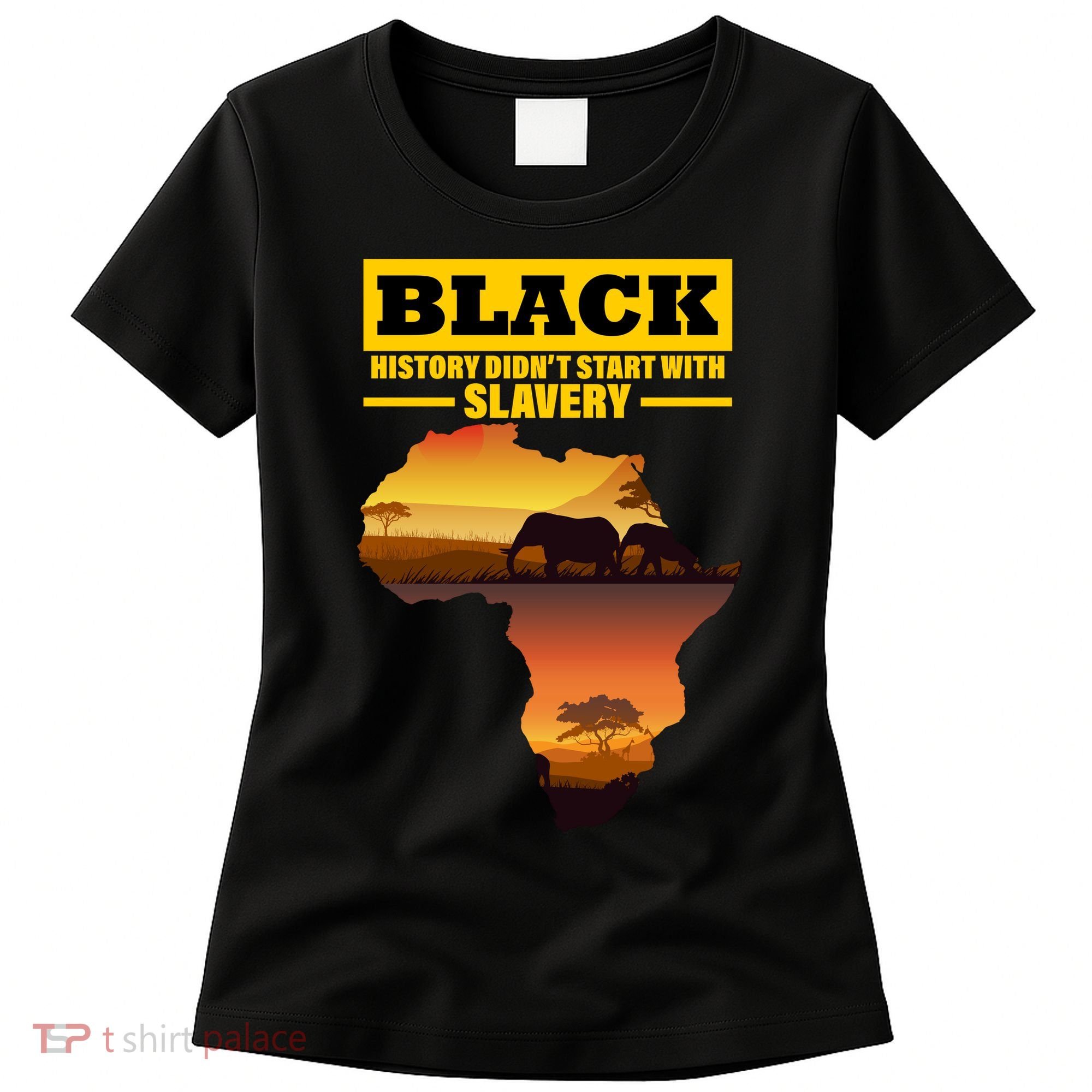 Africa Pride Black History Didn't Start With Slavery Women's T-Shirt