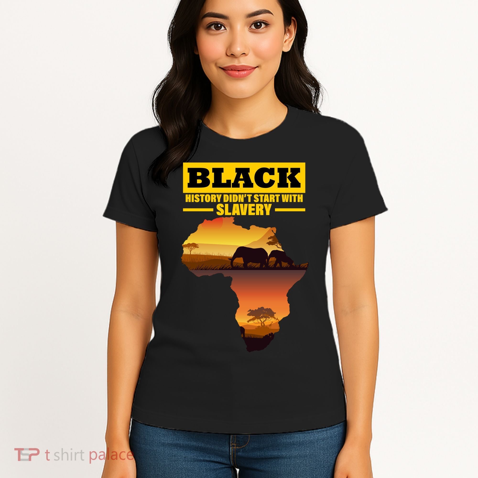 Africa Pride Black History Didn't Start With Slavery Women's T-Shirt