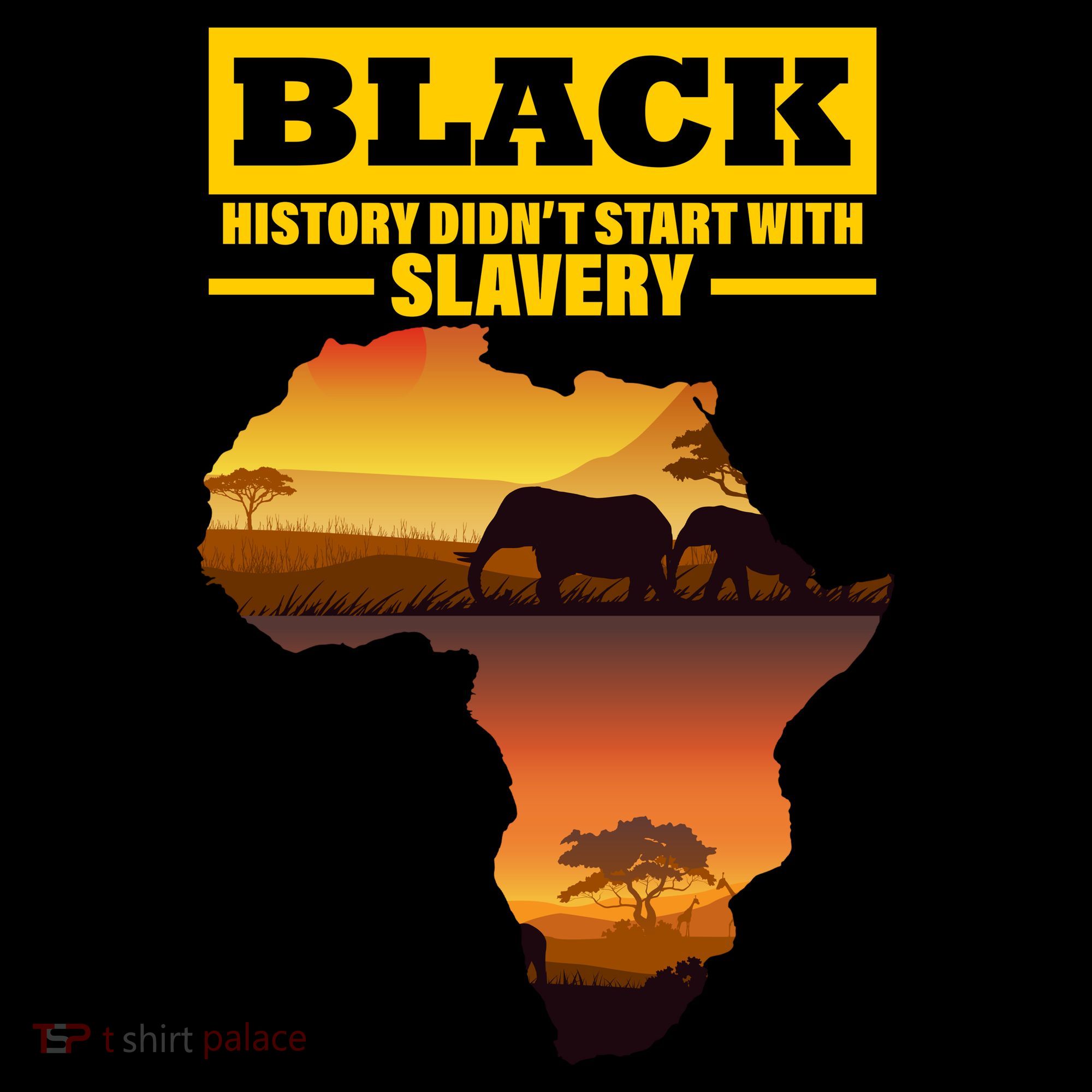 Africa Pride Black History Didn't Start With Slavery Kids Sweatshirt