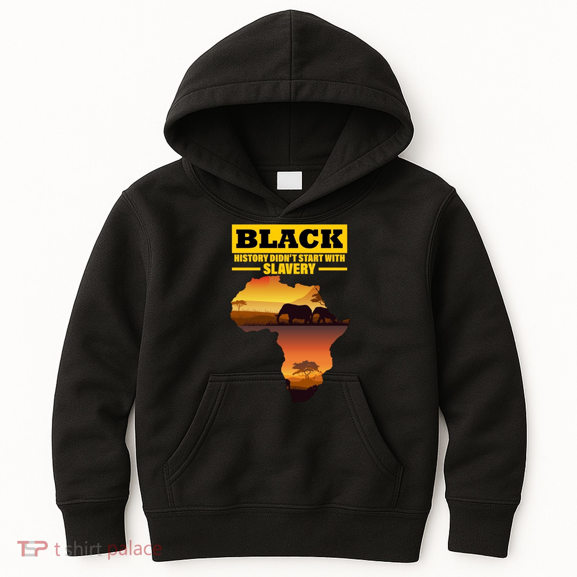 Africa Pride Black History Didn't Start With Slavery Kids Hoodie