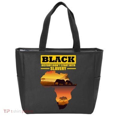 Africa Pride Black History Didn't Start With Slavery Tote Bag