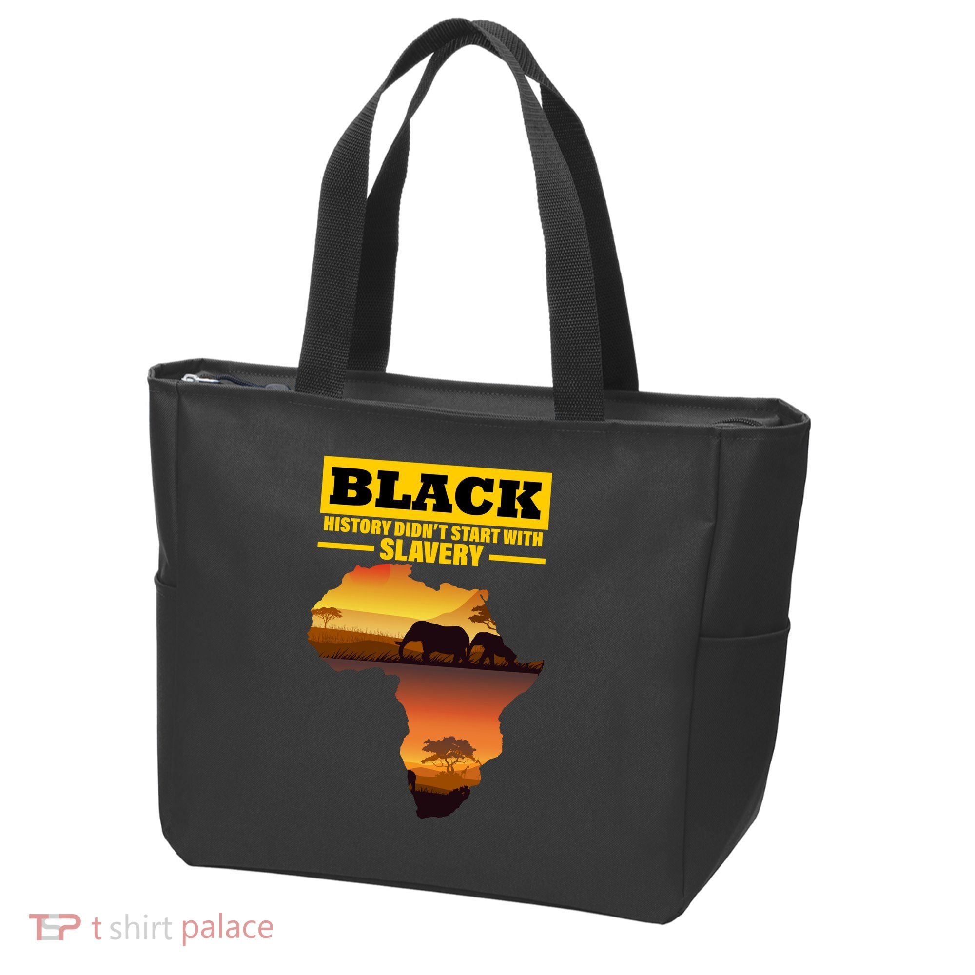 Africa Pride Black History Didn't Start With Slavery Tote Bag