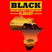 Africa Pride Black History Didn't Start With Slavery Santa Hat thumb 1