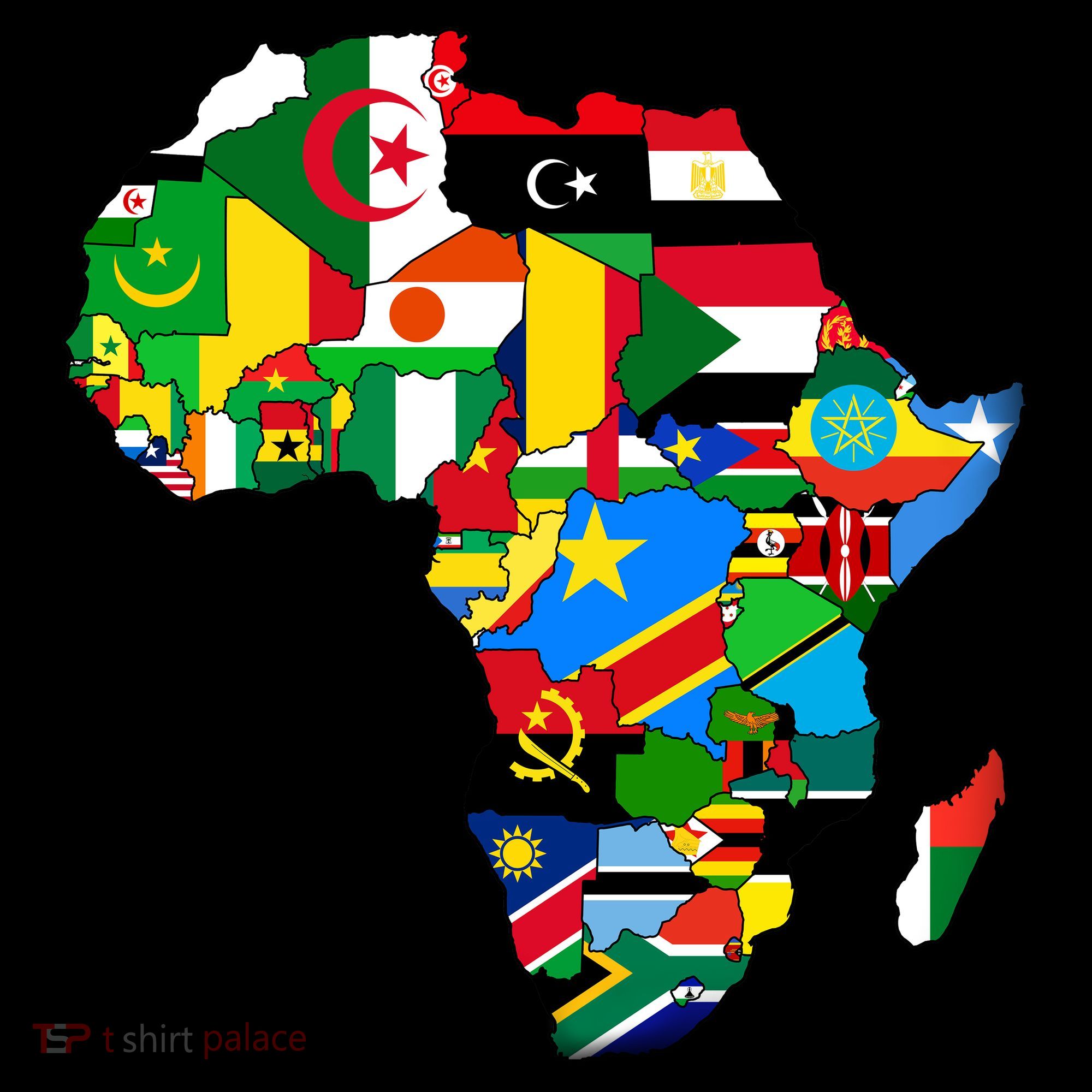 Africa Proud African Country Flags   Women's Hoodie