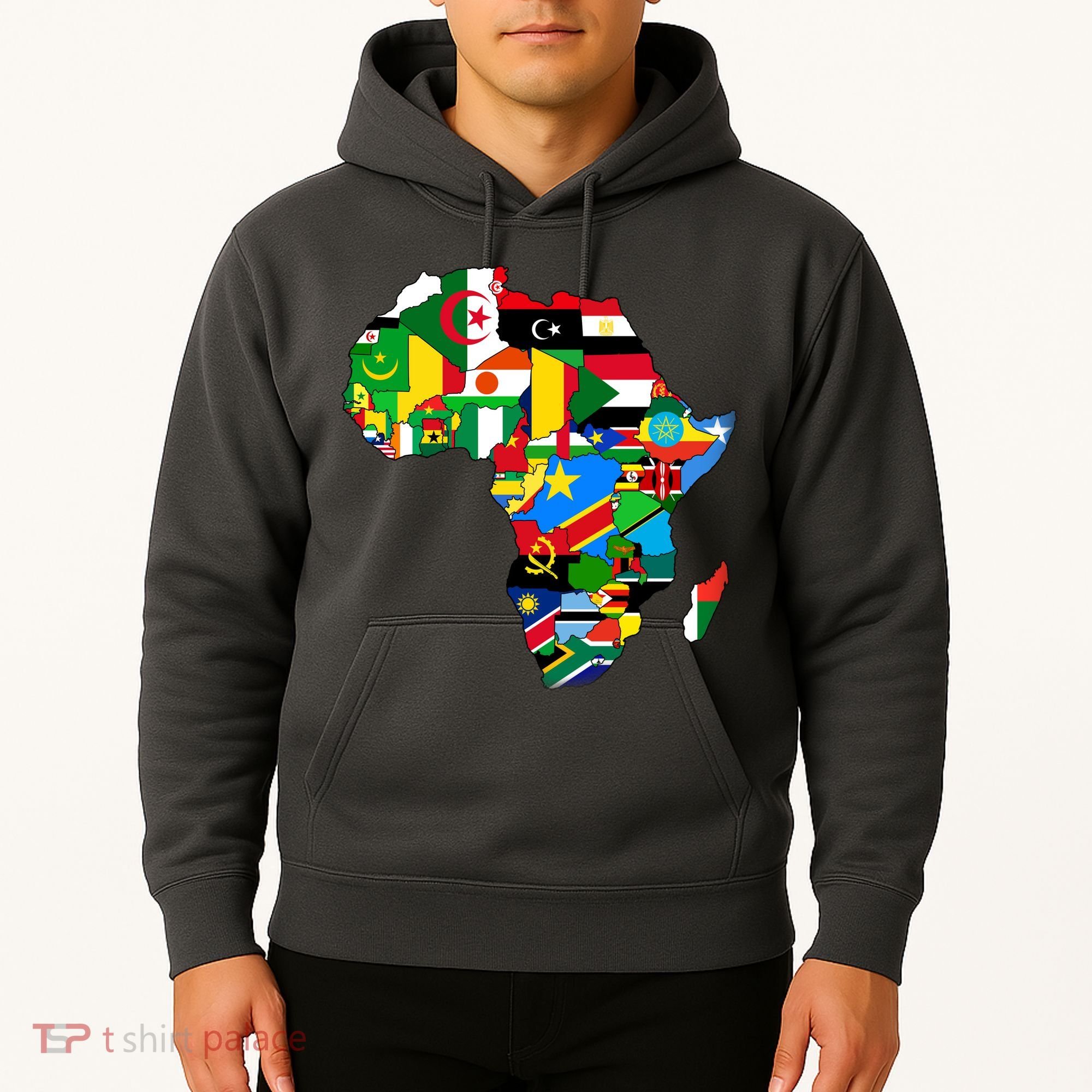 Africa Proud African Country Flags   Hoodie