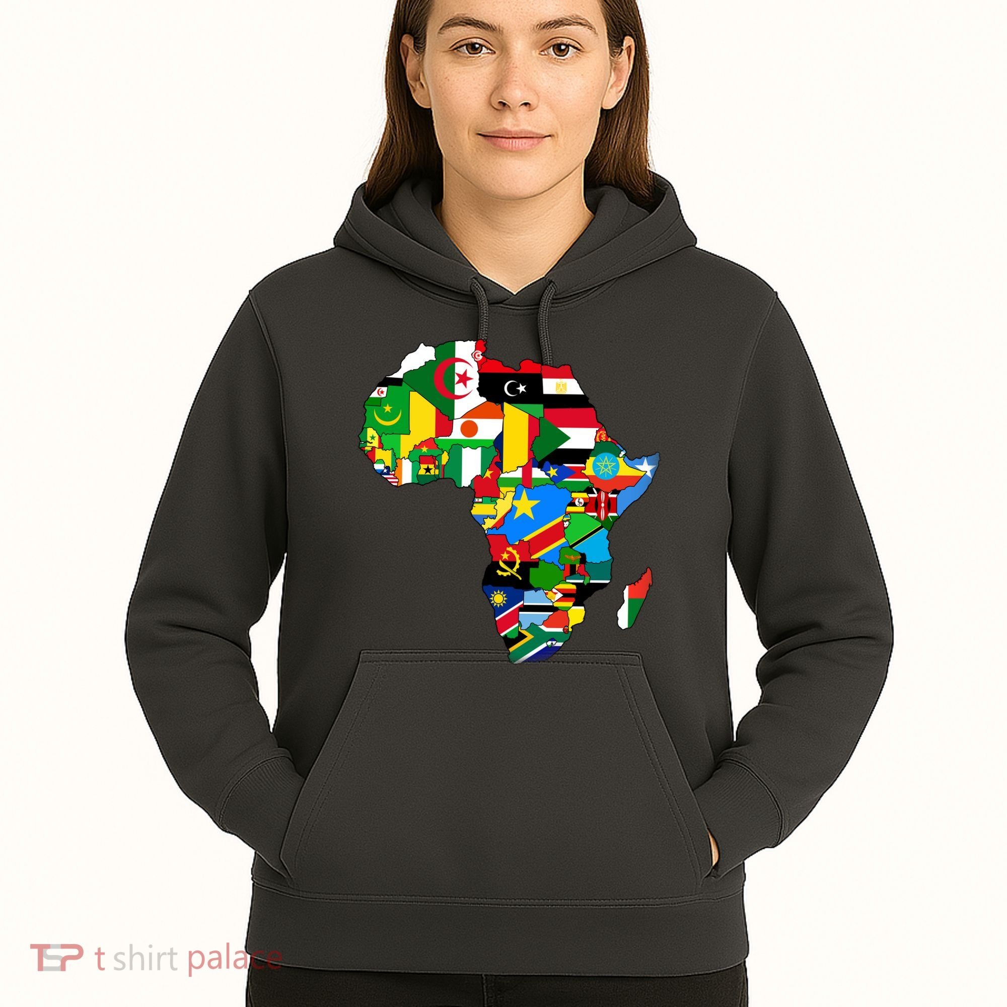 Africa Proud African Country Flags   Hoodie