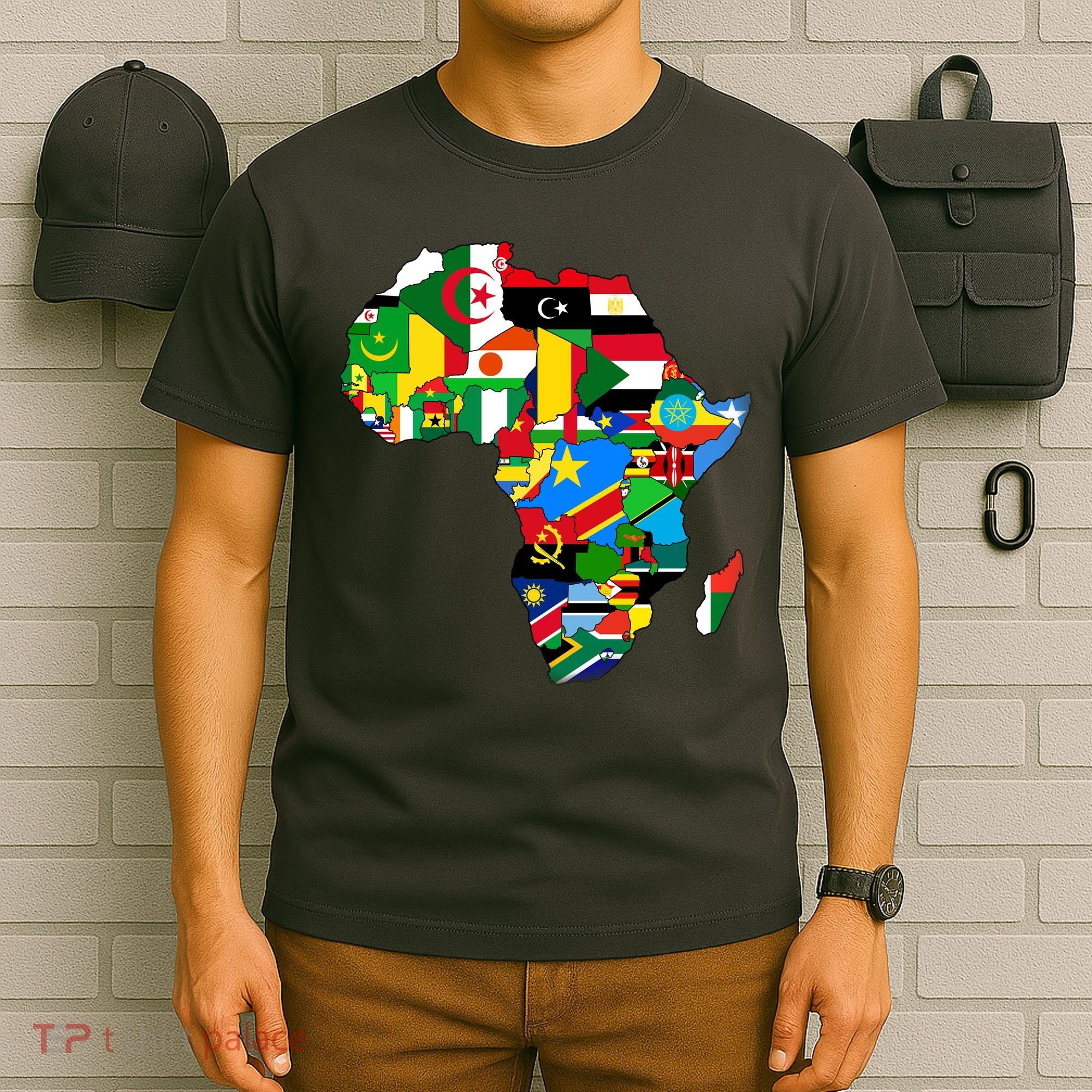 Africa Proud African Country Flags   T-Shirt