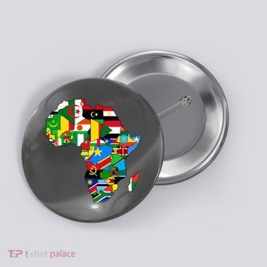 Africa Proud African Country Flags   Button