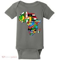Africa Proud African Country Flags   Baby Bodysuit thumb 0