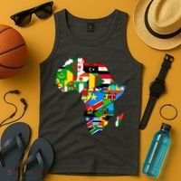 Africa Proud African Country Flags   Tank Top thumb 4