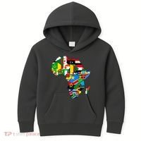 Africa Proud African Country Flags   Kids Hoodie thumb 0