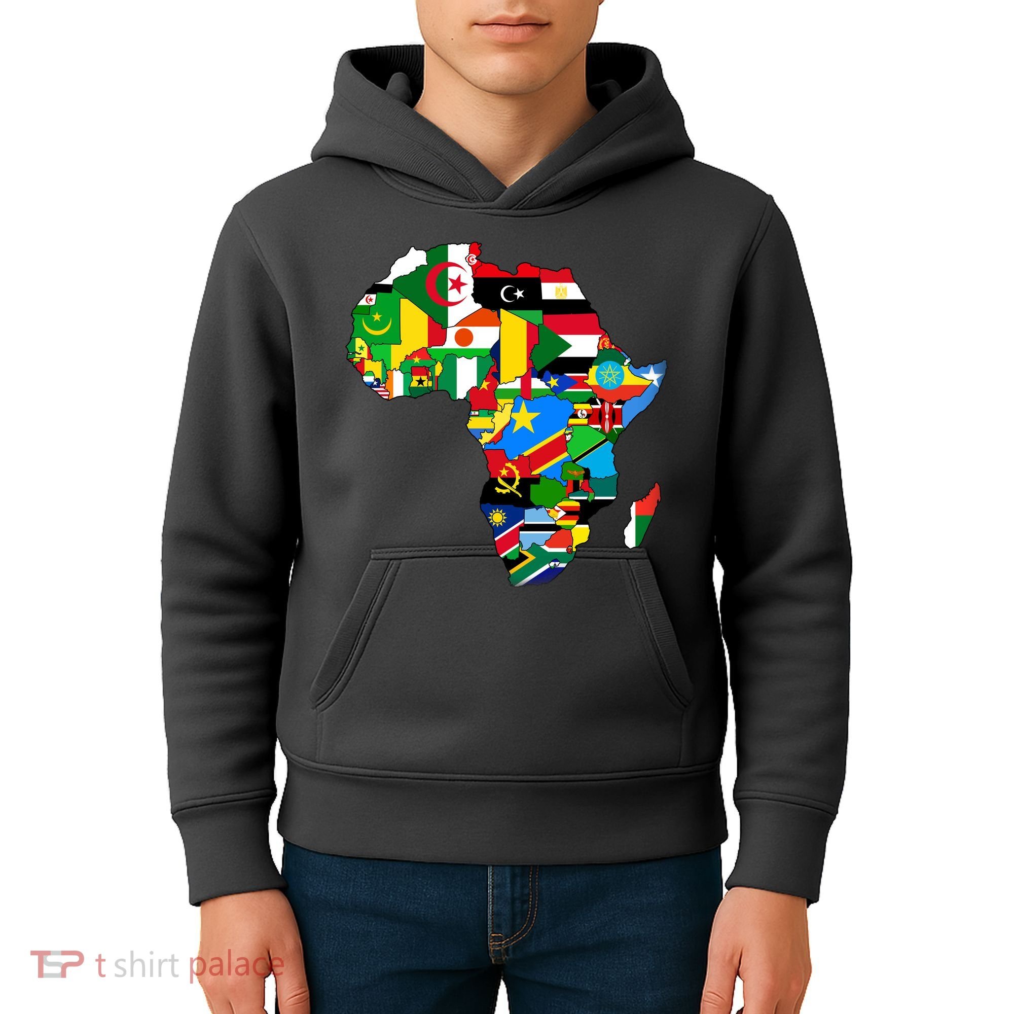 Africa Proud African Country Flags   Kids Hoodie