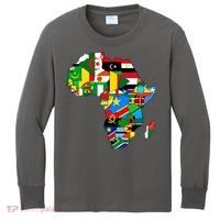 Africa Proud African Country Flags   Kids Long Sleeve Shirt thumb 0