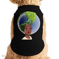 African American Afro World Earth Doggie Tank thumb 0