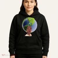 African American Afro World Earth Hoodie thumb 5