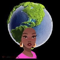 African American Afro World Earth Coffee Mug thumb 5